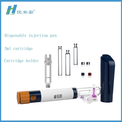 Pluma disponible modificada para requisitos particulares de la insulina de la diabetes, agujas de la pluma de la seguridad con el cartucho 3ml