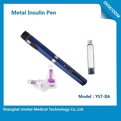 Bolígrafo de insulina pequeño con aguja fina, alimentado por batería