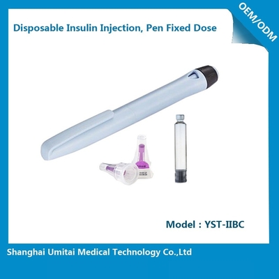 Pluma fácil de la entrega de la insulina de la operación, pluma prellenada de la insulina para la diabetes