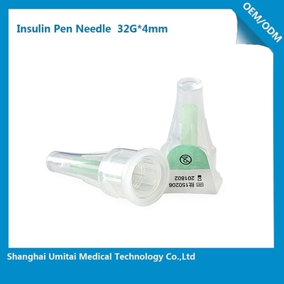 agujas de la pluma de 4m m X 32g/inyector médico de los materiales consumibles de las agujas diabéticas de la insulina