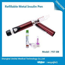 Pluma recargable de la insulina de la dosis multi para las inyecciones de la diabetes 170mm*17.5m m