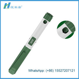 Pluma disponible modificada para requisitos particulares de la insulina con el cartucho 3ml en color verde